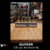 Guyker GK501 Reverse Headstock 6L Gold and Chrome Original