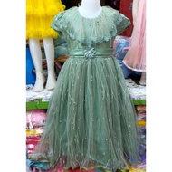 Pedta Wedding Dress Children's Dress to Church Dress Ankress Dress Children's Dress Short Sleeve Age