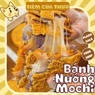 Salted Egg Taro Mochi, Salted Egg Taro Pie, Salted Egg Mochi Mooncake