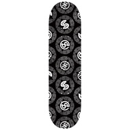 Evisen Circle Syndicate Skateboard Deck Black 8.125"
