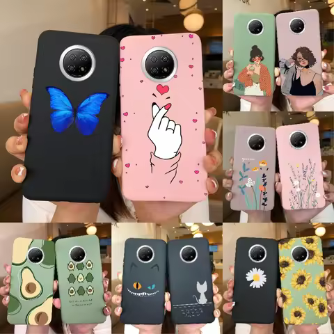 For Xiaomi Redmi Note 9T Case Cover Shockproof Silicone Phone Case Cute Soft Bumper for Xiaomi Redmi
