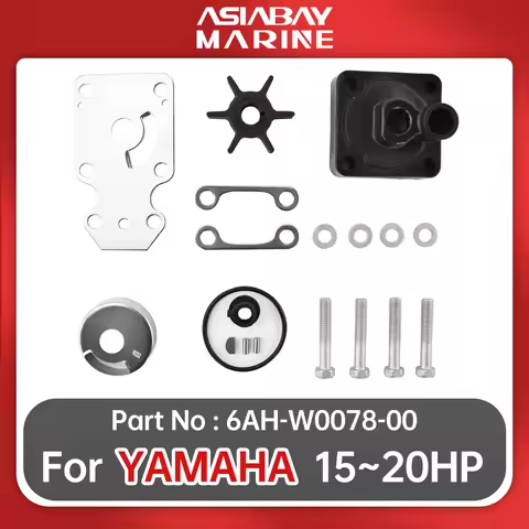 Water Pump Impeller Repair Kit for Yamaha Outboard 15hp 20hp With Housing 6AH-W0078-00 Ship Marine B