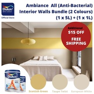 [BUNDLE] Dulux Ambiance All Interior Walls (Anti-bacterial) Paint Brown Earth Tone Taupe Twist (Tonal Combination)