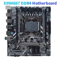 X99 Gaming Motherboard X99H667 DDR4 LGA 2011-3 H81/B85 Chip Supports 4X DDR4 RAM Gigabit Ethernet M.