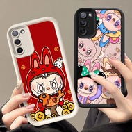 Case for Samsung A10 A72 M07 F07 J2 M30S J4 J7 J6 A7 M21 Prime Plus Pro 5G Q-29 Cute Pink Pumpkin
