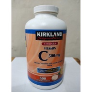 Kirkland Signature Chewable Vitamin C 500 mg.