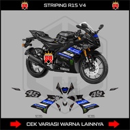 STRIPING R15 V4 RMV4 YZFV4 YAMAHA R15V4 YZF V4 DECAL STICKER/