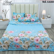 Green Tea Poly Summer Blanket brings coolness and elegance to the 1.7x2m bedroom space