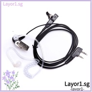 LAYOR1 Earpiece Headset 2 Pin Air Tube Security Mic Headset