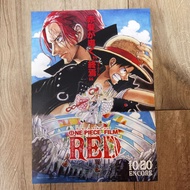 海賊王劇場版：紅髮歌姬 / One Piece Film Red (2023) 日本漫畫 動畫 動漫 B5 日本電影宣傳單張 DM 小海報 Film Movie Leaflet Poster Flye