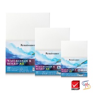 Renaissance Watercolor Paper Board 200 Grams Of Rough Surface Size A3/A4/A5 1 Sheet