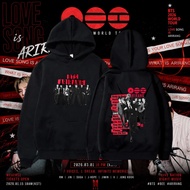 BTS World Tour Hoodie BT21 Army Baju Cotton Oversized Sweatshirt RM Jin Suga J-Hope Jimin V Jungkook