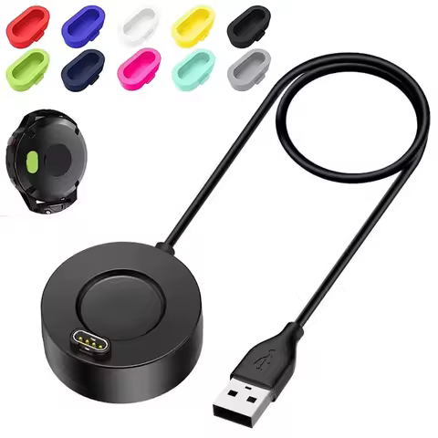 USB Charging Cable for Garmin Watch Vivosmart 5/ Fenix 7S 7 7X 6X/ EPIX 2/ Instinct 2 2S/ Forerunner