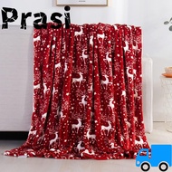 PRASI Cosy Snuggle Blanket, Soft Elk Snowflake Sofa Blanket,  Washable Flannel Winter Warm Xmas Flee
