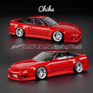 Vivi toys 1/64 Chika ADVAN SAV2 9.7mm 固定静态轮毂 250910 IH0I