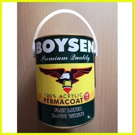 ❖ ▦ ✸ Boysen Permacoat Flat Latex White - 1 Gallon (4 Liters)