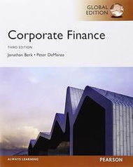 可議價 Corporate Finance Global Edition 3e Berk DeMarzo 公司理財