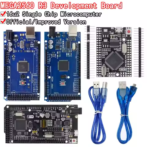 Mega2560 ATMEGA16U2 / Pro Mini MEGA 2560 Mega+WiFi R3 ATmega2560 Chip CH340G For Arduino UNO R3 Deve