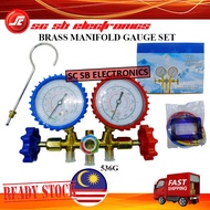 AIR CONDITIONING PRESSURE MANIFOLD GAUGE SET R600A 134A 536G