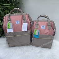 NekokissBag Anello NEW Repreve CROSS BOTTLE Canvas Backpack Water-repellent กระเป๋าเป้สะพายหลัง กันน