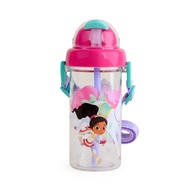 Kidztime x Children Cartoon Character Kids Drinking Straw Water Bottle (400ml)