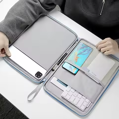 Tablet Sleeve Bag 9-11 For iPad 12th 11th 10th Pro AIR 11 10.2 12.9 13 Case Samsung Redmi Huawei Len