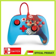 PowerA Enhanced Wired Controller for Nintendo Switch, Nintendo Switch OLED - Mario Punch (Officially Licensed)