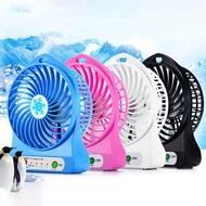 Mini Portable Fan Usb Rechargeable Fan Portable Rechargeable LED Light Fan Cooler Mini Desk USB 18650 Battery Fan Cooling Fans