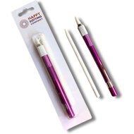 Happy Dotting Mandala Drafting Soap Stone Line Drawing Pen Contains Two Refills (Erasable)
