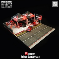 1:64 Diorama Version 2 - Advan Motorsport Canopy