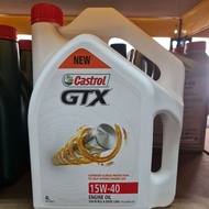 Castrol GTX 15W-40 Engine Oil For Petrol & Diesel Cars (4L)