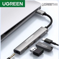 Ugreen 4 in1 USB C hub to 1x 3.5mm Headphone Jack 2X USB A Ports 1x USB C Port for Mac ipad Laptop