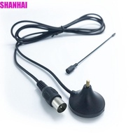 SHANHAI Digital Tv Antenna, DVB-T/TV 5dBi TV Antenna Freeview, DVB-T Antenal Mini Black Free Channel