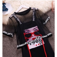 Very cool 2 in 1 Korean style women's tops/Korean style women's tops
