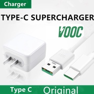VOOC Type C Fast Charger + USB Cable 5A For Oppo R17 R17pro A9 2020 F11 F9 Reno 2 Z 2F 3Pro Realme5 