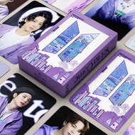 55Pcs/Box BTS Laser Photocards BT21 YTC IN BUSAN  Album KPOP LOMO Card Postcard
