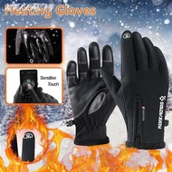 KISSFENY Riding Gloves Men Winter Waterproof Racing Riding Gloves