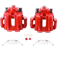 Power Stop Rear S3328 Pair of High-Temp Red Powder Coated Calipers For BMW 33, BMW 3, BMW 33, BMW 33