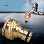 HH®1/2 3/4inch Brass Thread Garden Faucet Hose Water Pipe Connector Fitting Adaptor