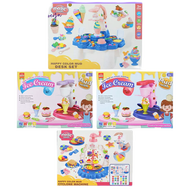 Clay Dough Ice Cream Maker and Cyclone Machine Play Set for Girl and Boy