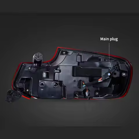 For BMW 2 Series M2C F22 F23 F87 218 220i 230i 2014-2022 Modified Clear Dragon Scale LED Taillight D