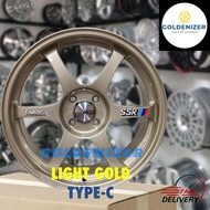 TYPE-C SSR sport rim 14inch 15inch 16inch 17inch  14" 15" 16" 17" 8H100/114.34H100/114.45H100/114.3