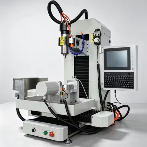 ATC Spindle Metal Engraving Milling Cutting Machine 5 Axis CNC Router 3040 With Servo Motor RTCP and