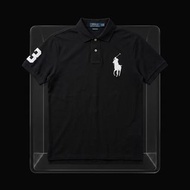 全新帶吊牌 保羅拉夫勞倫 POLO RALPH LAUREN 經典黑色大馬標3號袖章短袖Polo衫 (Custom Fit M碼 / 連原廠吊牌) | [New with Tags] Polo Ral