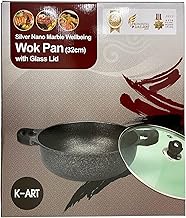 K-ART Maifan Stone Wellbeing Wok Pan 32cm (Gas Use) - K2259