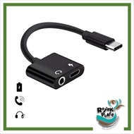 Type C 2in1 3.5mm Audio Jack And Charging Adapter Cable Converterype C 2in1 3.5mm Audio Jack And Cha
