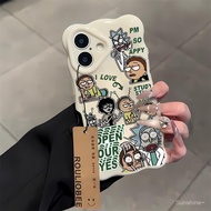 For iPhone 16 12 11 14 15 13 12PRO 13PRO 16PROMAX 15PROMAX 11PROMAX 15PLUS 14PLUS Rick and Morty Acc