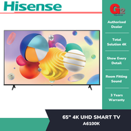 HISENSE 65" 4K UHD SMART TV 65A6100K-HISENSE WARRANTY MALAYSIA