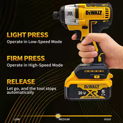 DeWalt DCF887 20V Brushless Cordless Impact Driver 205N.m Electric Screwdriver Impact Drill With LED