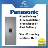 PANASONIC NR-BX471GPSS 417L 2 DOOR BOTTOM FREEZER REFRIGERATOR WITH WATER DISPENSER